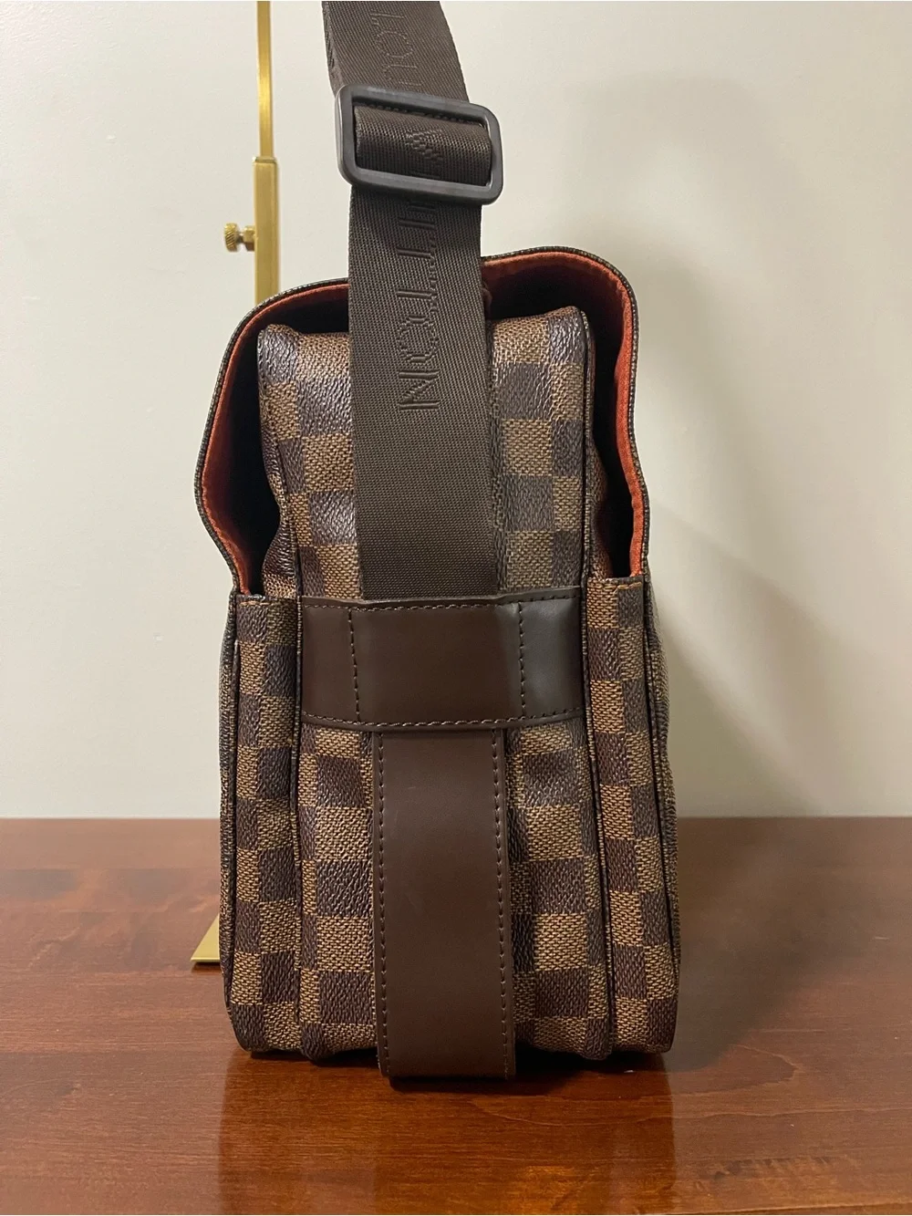 46-26 Preloved Louis Vuitton Naviglio Crossbody Messenger Damiee Ebene